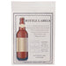2-part printable bottle labels pack of 32 with removable adhesive