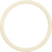 White silicone lid O-ring for Cornelius-style keg lids