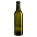 Antique Green colored glass wine bottle, in the Bordeaux style, 375 ml volume, comes in a case of 24 bottles.