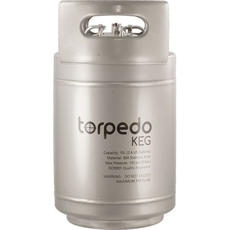 Slimline Torpedo keg stainless handle and post detail