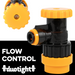 Duotight 8 mm beverage out ball lock disconnect with built in flow control