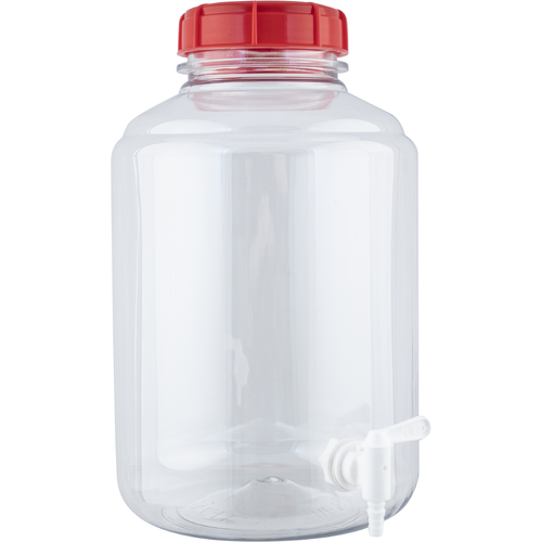FerMonster™ 1 Gallon Carboy with Spigot | PET Plastic Lightweight & Durable