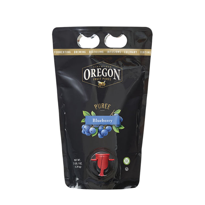 Oregon Fruit Puree Blueberry Puree | 49 oz. Pouch with Pour Spout