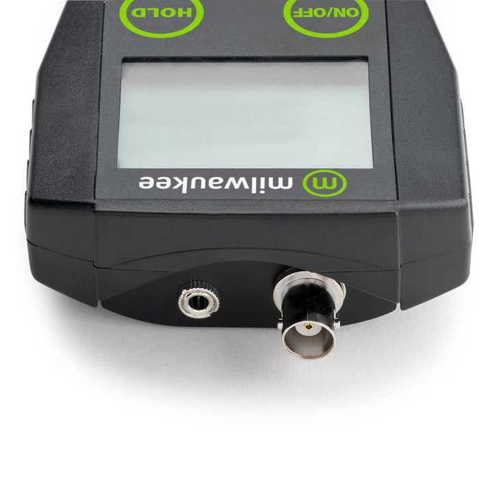 Probe input connections on the Milwaukee MW103 PRO+ meter