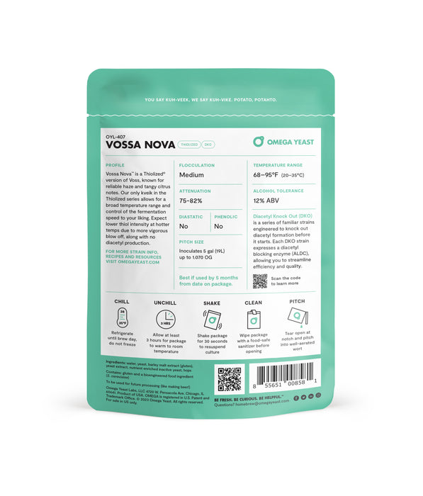 Omega Yeast Vossa Nova (Thiolized® Kveik)