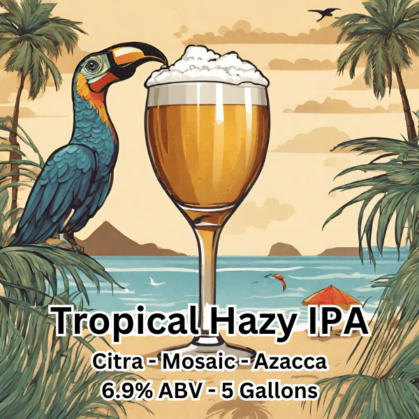 Tropical Hazy IPA - All Grain Beer Recipe Kit
