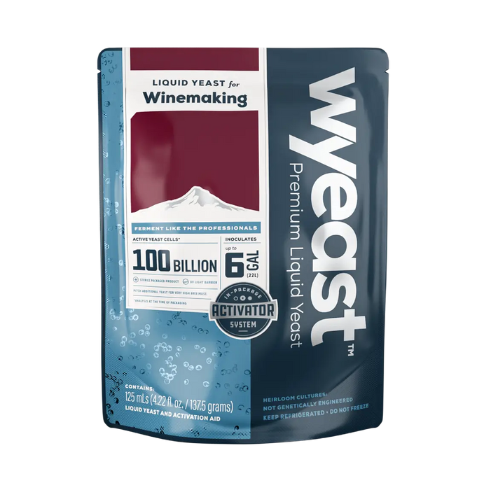 Wyeast 4021 (WY4021) Dry White & Sparkling Wine Yeast, perfect for homebrewed wines.