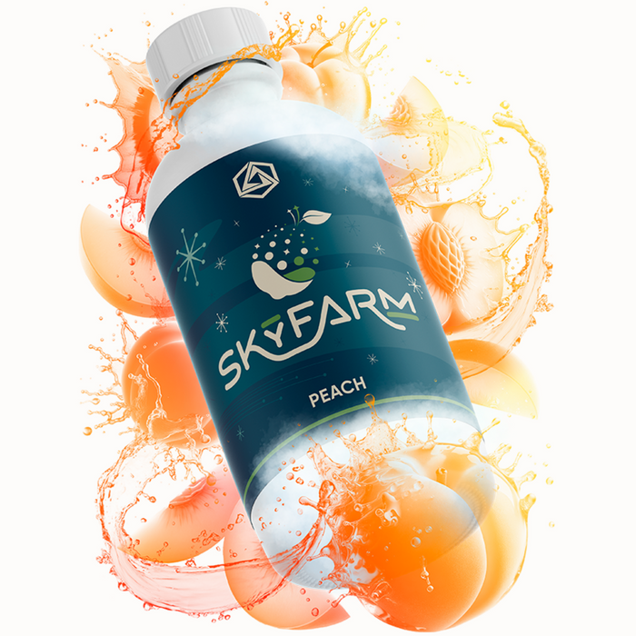 Abstrax Skyfarm Peach natural fruit flavor bottle for beer cider seltzer and kombucha