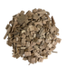 A pile of light toasted American Oak chips used for flavoring wine and mead