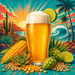 Baja Light Mexican Lager | All-grain Recipe Kit | 5 Gallons vibrant illustrated beer recipe kit artwork - SoCal Brewing Supply