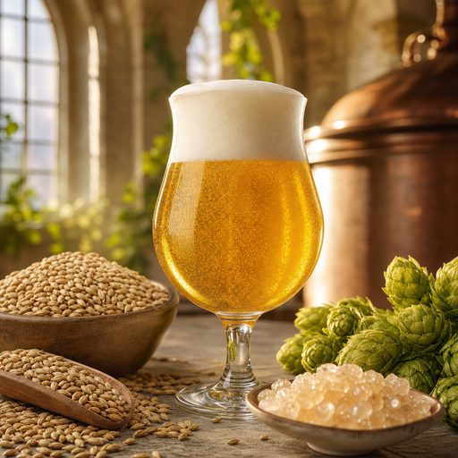 Nun the Wiser Belgian Blonde Ale extract recipe kit artwork