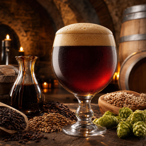 Belgian beer recipe kit artwork