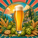 Bella Strada Italian Pilsner | All-grain Recipe Kit | 5 Gallons vibrant illustrated beer recipe kit artwork - SoCal Brewing Supply