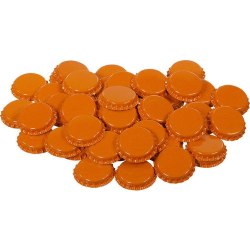 Bottle Caps - Package of 144 Orange Oxygen Absorbing Bottle Caps