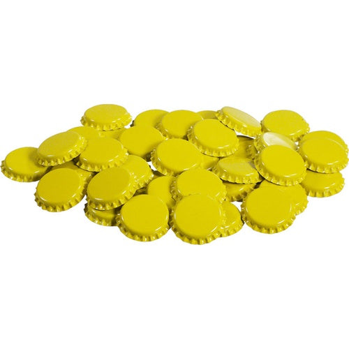 Bottle Caps - Package of 144 Yellow Oxygen Absorbing Bottle Caps