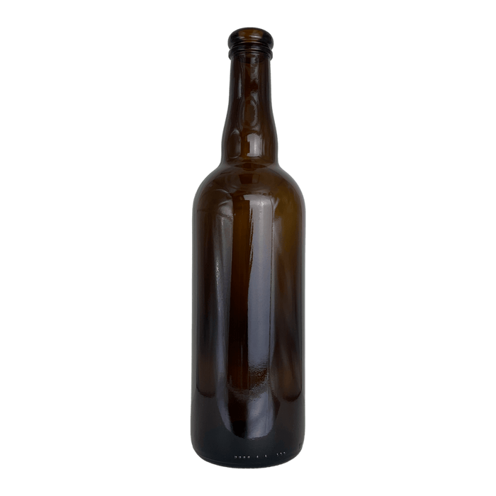 750 ml Amber Belgian Beer Bottles | Case of 12 Brown Beer Bottles