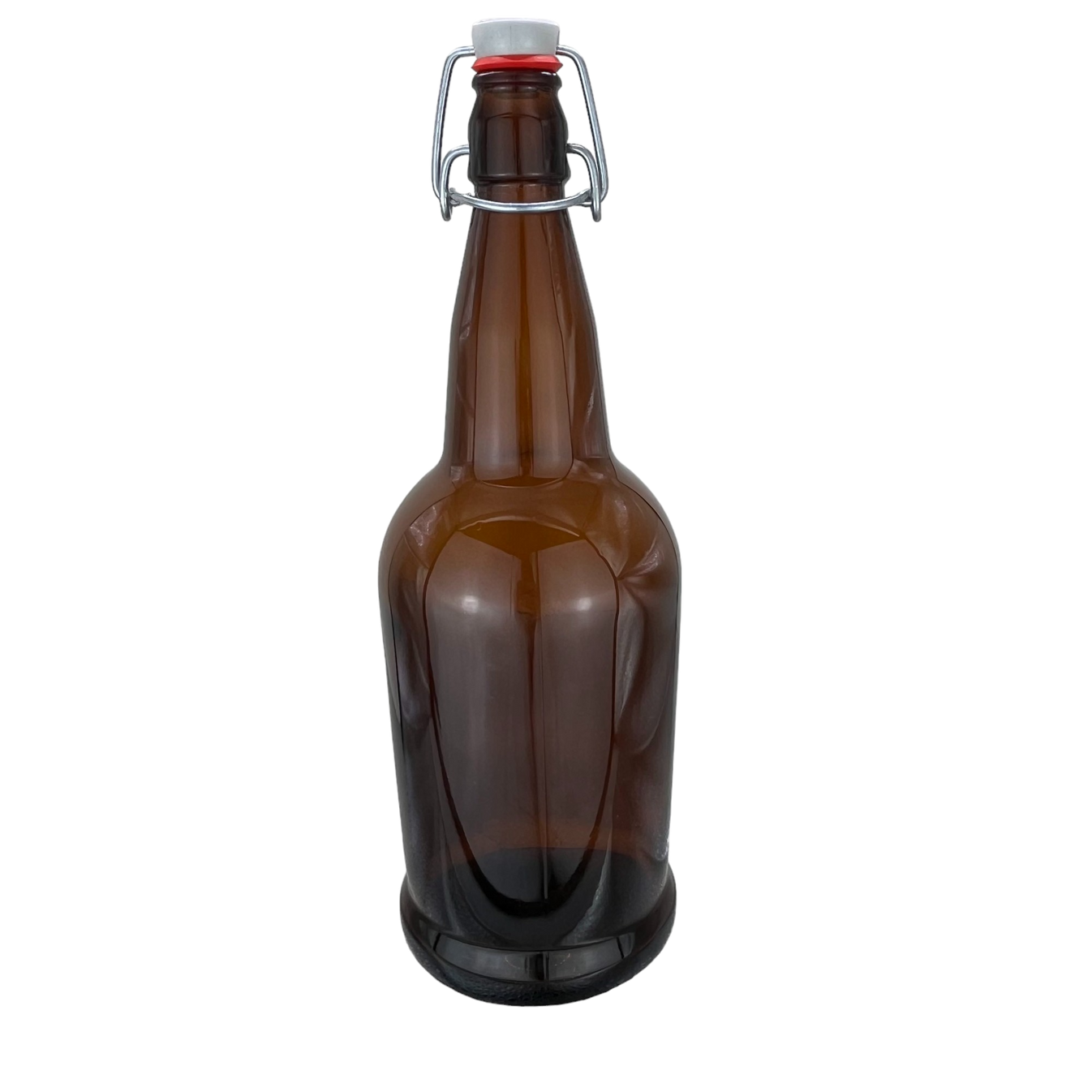 32 oz Amber Swing Top Glass Bottles Case of 12 Brown 1 Liter Bottles
