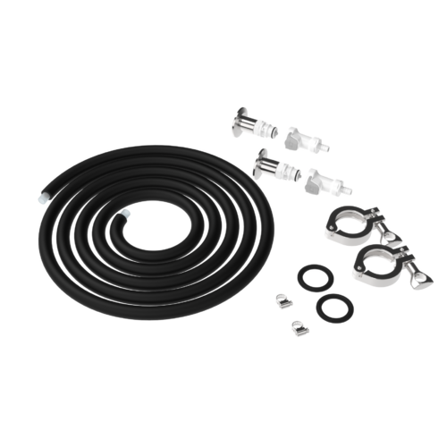 Complete hardware and accessories kit to connect 1.5'' tri-clamps to a glycol chiller.