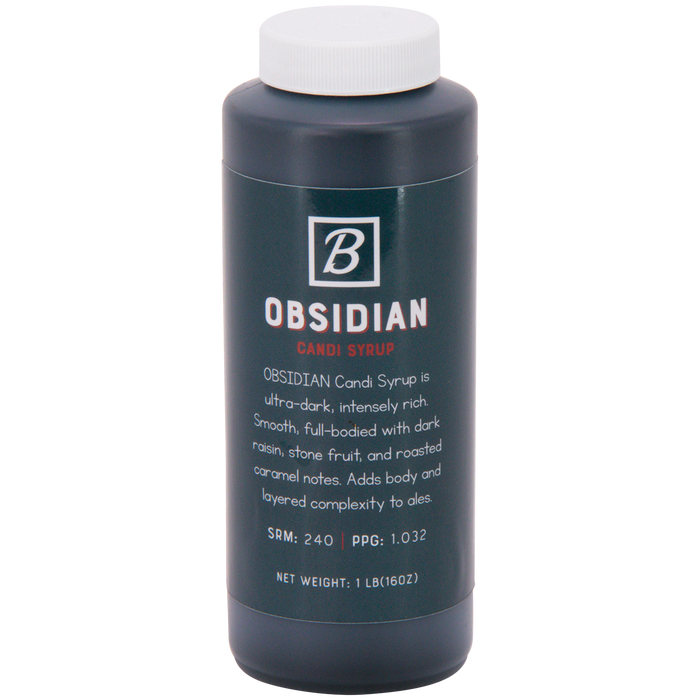 Brewmaster Obsidian Belgian Candi Syrup 1 lb bottle for brewing Belgian-style beer