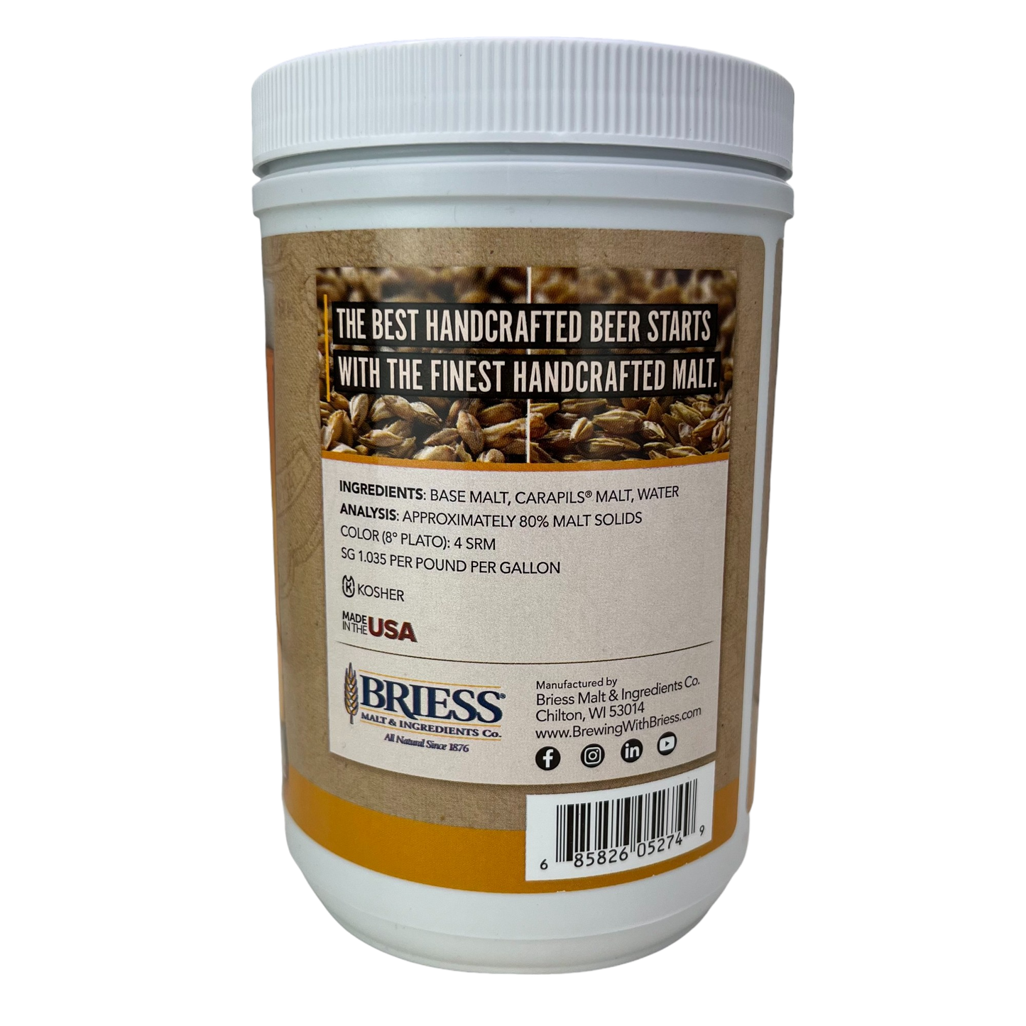 Briess CBW® Golden Light LME | 3.3 lbs Liquid Malt Extract