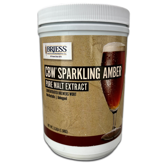 Briess CBW® Sparkling Amber LME | 3.3 lbs of Liquid Malt Extract