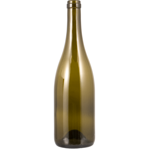 Antique Green 750ml Burgundy style wine bottles, comes in a pack of 12 bottles.