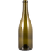 Antique Green 750ml Burgundy style wine bottles, comes in a pack of 12 bottles.