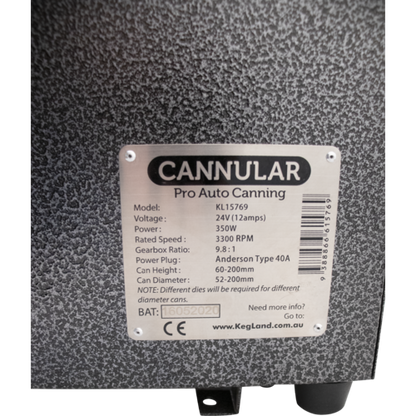 Cannular Pro Bench Top Can Seamer | Semi Automatic Can Seamer