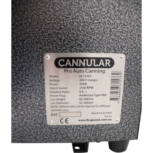 Cannular Pro Bench Top Can Seamer | Semi Automatic Can Seamer