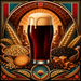 Cellar Door Dark Mild | All-grain Recipe Kit | 5 Gallons vibrant illustrated beer recipe kit artwork - SoCal Brewing Supply