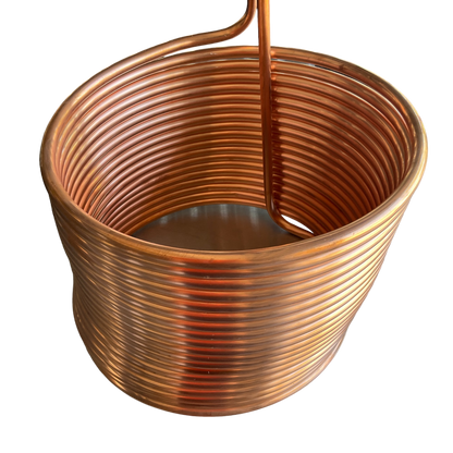 Premium Copper Immersion Wort Chiller | 3/8” Tubing, 50’ Length