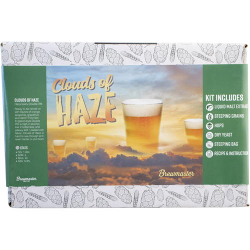 Clouds of Haze | Hazy/Juicy Double IPA | Beginner Beer Recipe Kit | 5 Gallon Brewing Kit