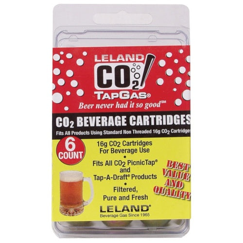 CO2 Cartridges | 16g Disposable 6-Pack