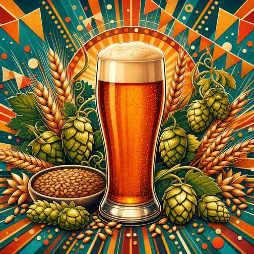 Copper Fest Märzen | All-grain Recipe Kit | 5 Gallons vibrant illustrated beer recipe kit artwork - SoCal Brewing Supply