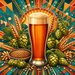 Copper Fest Märzen | All-grain Recipe Kit | 5 Gallons vibrant illustrated beer recipe kit artwork - SoCal Brewing Supply