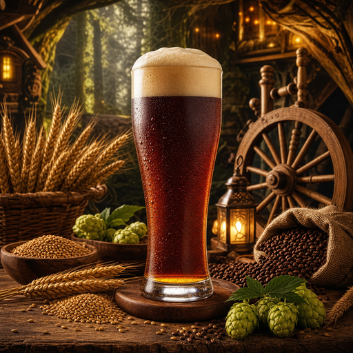 Dunkelstiltskin Dunkelweizen | All-Grain Recipe Kit | 5 Gallons text-free product artwork