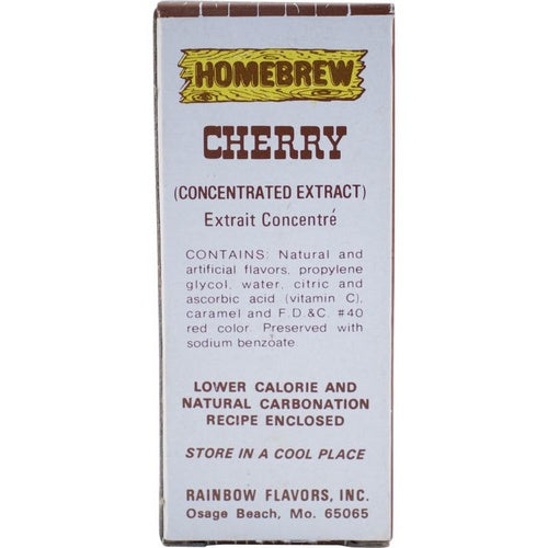 Cherry Soda Extract | Rainbow Flavors | Old Fashion Recipe | Soda Pop Base | 2 oz