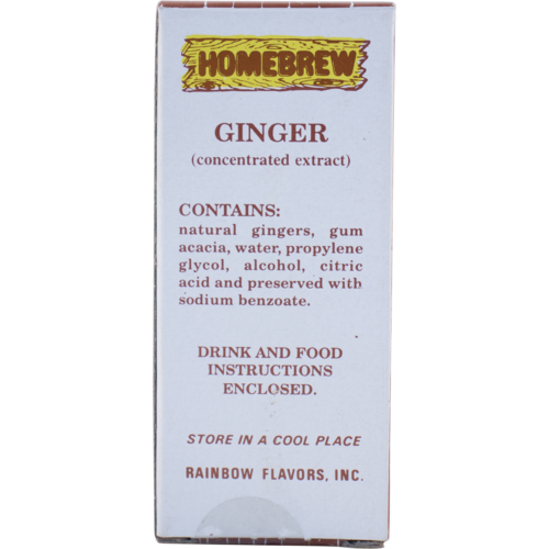 Ginger Soda Extract | Rainbow Flavors | Old Fashion Recipe | Soda Pop Base | 2 oz