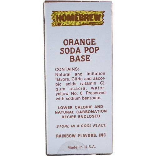 Orange Soda Extract | Rainbow Flavors | Old Fashion Recipe | Soda Pop Base | 2 oz