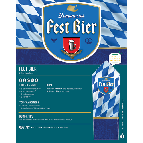 Fest Bier Oktoberfest | Beginner Beer Recipe Kit | 5 Gallon Extract Beer Brewing Kit