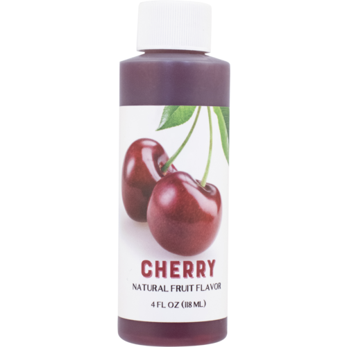 cherry flavoring extract, 4 oz bottle for beer, cider, mead, seltzer, wine, and kombucha.
