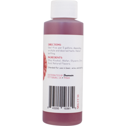 Raspberry Fruit Flavoring | 4 oz. Concentrated  Extract