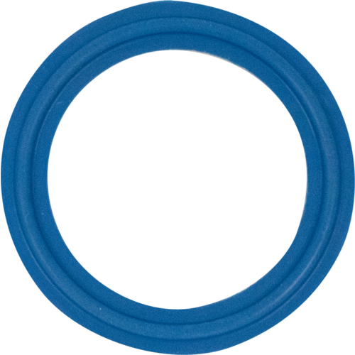 ForgeFit EPDM Tri-Clamp Gasket in 1.5" diameter, in the color Blue.