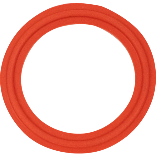 ForgeFit EPDM Tri-Clamp Gasket in 1.5" diameter, in the color Red.