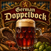 German Doppelbock all-grain recipe kit pop-art product image