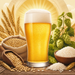 Illustrated artwork for Golden Works Cream Ale recipe kit all-grain version