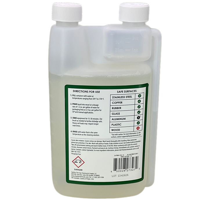 PBW Liquid Cleaner by Five Star - 32 oz.