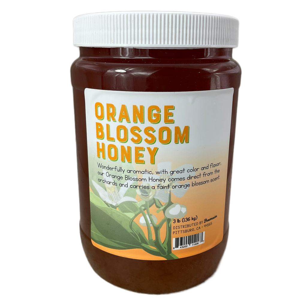 Orange Blossom Honey - 3 lb. Jar