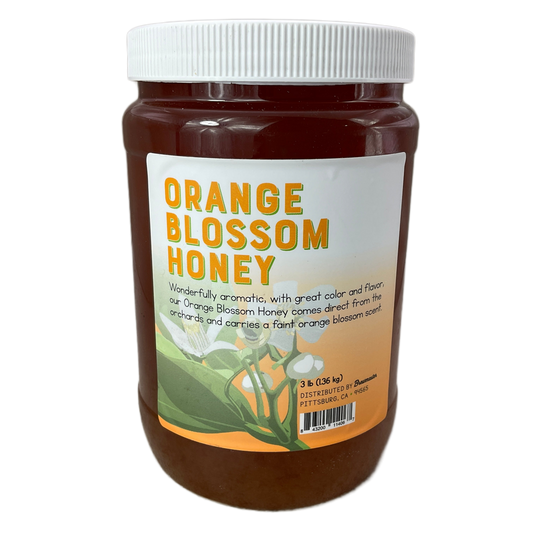 Orange Blossom Honey - 3 lb. Jar