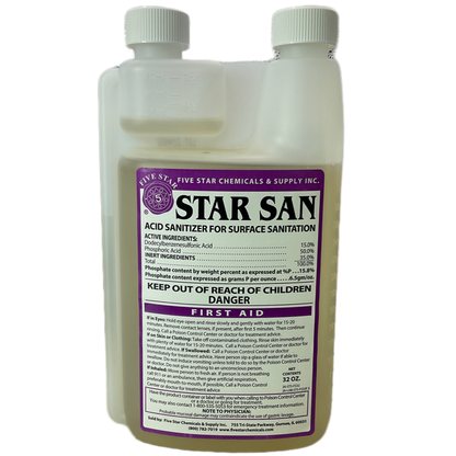 Star San Sanitize by Five Star - 32 oz.
